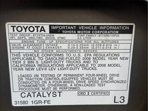 Used 2008 Toyota 4Runner SR5 image 25