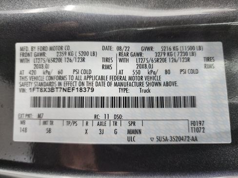 Used 2022 Ford F350 Lariat w/ Chrome Package AWD/4WD image 64