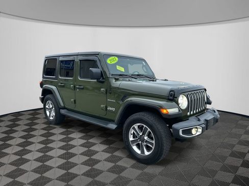 Used 2021 Jeep Wrangler Unlimited Sahara w/ LED Lighting Group image 3