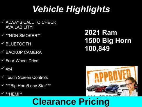 Used 2021 RAM 1500 Big Horn AWD/4WD image 10