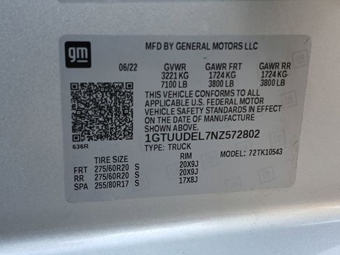 Used 2022 GMC Sierra 1500 SLT w/ SLT Premium Plus Package image 35