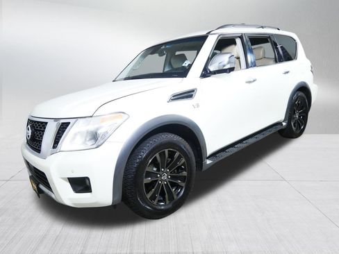 Used 2017 Nissan Armada Platinum w/ Captain Seat Package AWD/4WD image 3