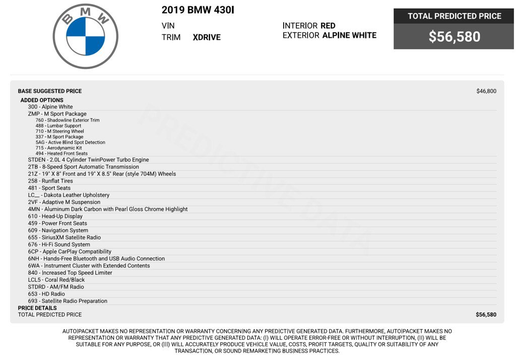 Used 2019 BMW 430i xDrive Coupe w/ M Sport Package AWD/4WD image 23