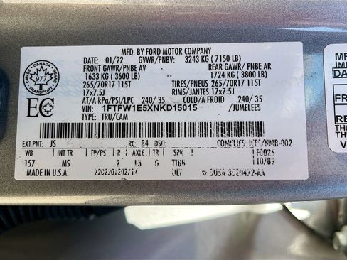 Used 2022 Ford F150 XLT AWD/4WD image 30
