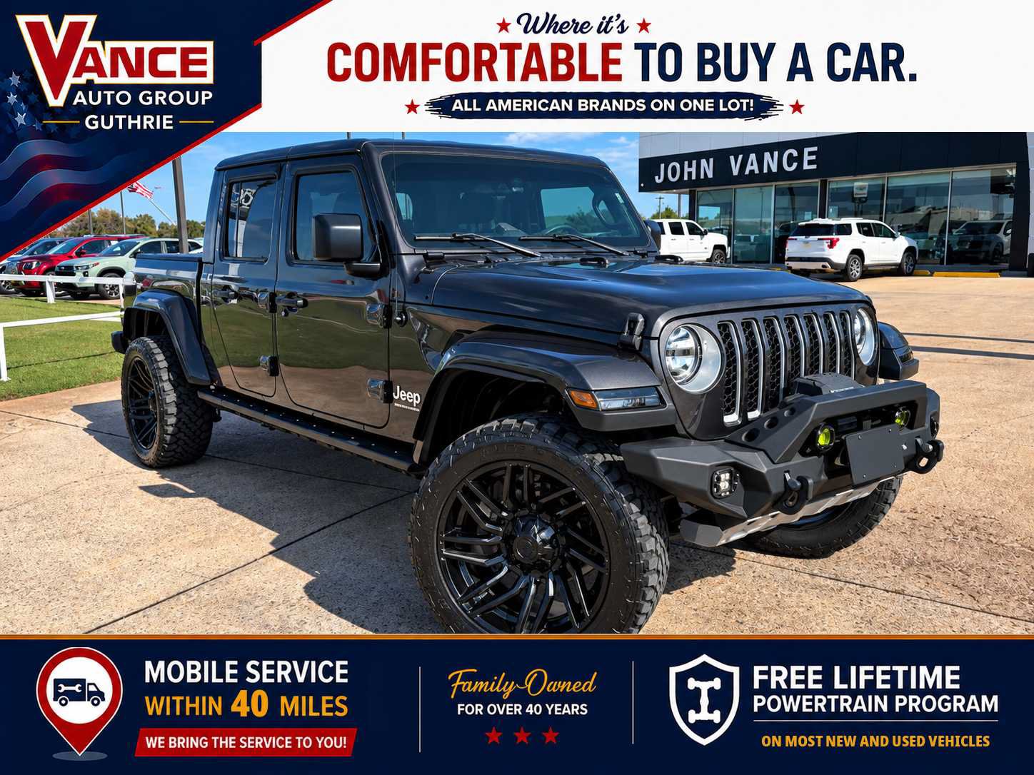 Used 2023 Jeep Gladiator Overland AWD/4WD image 1