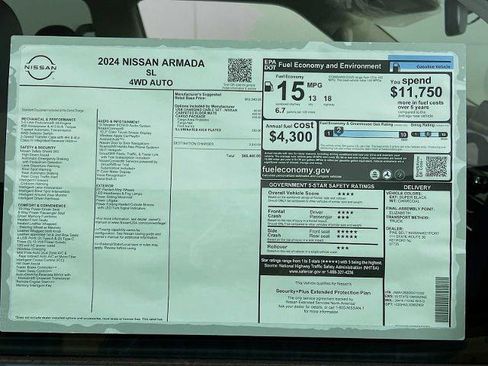 Certified 2024 Nissan Armada SL w/ Cargo Package image 6