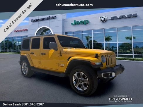Used 2021 Jeep Wrangler Unlimited Sahara AWD/4WD image 1