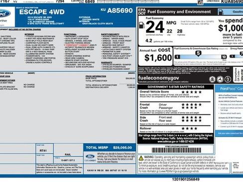 Used 2019 Ford Escape SE image 21