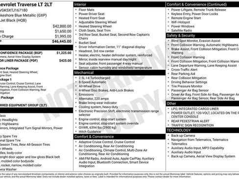 Certified 2026 Chevrolet Traverse LT w/ Driver Confidence Package image 6