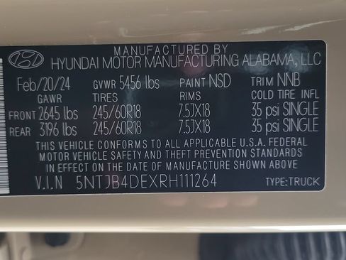 Used 2024 Hyundai Santa Cruz SEL FWD image 23