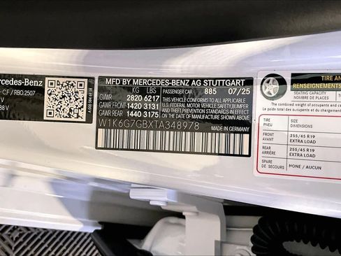 New 2026 Mercedes-Benz S 580 4MATIC Sedan image 12