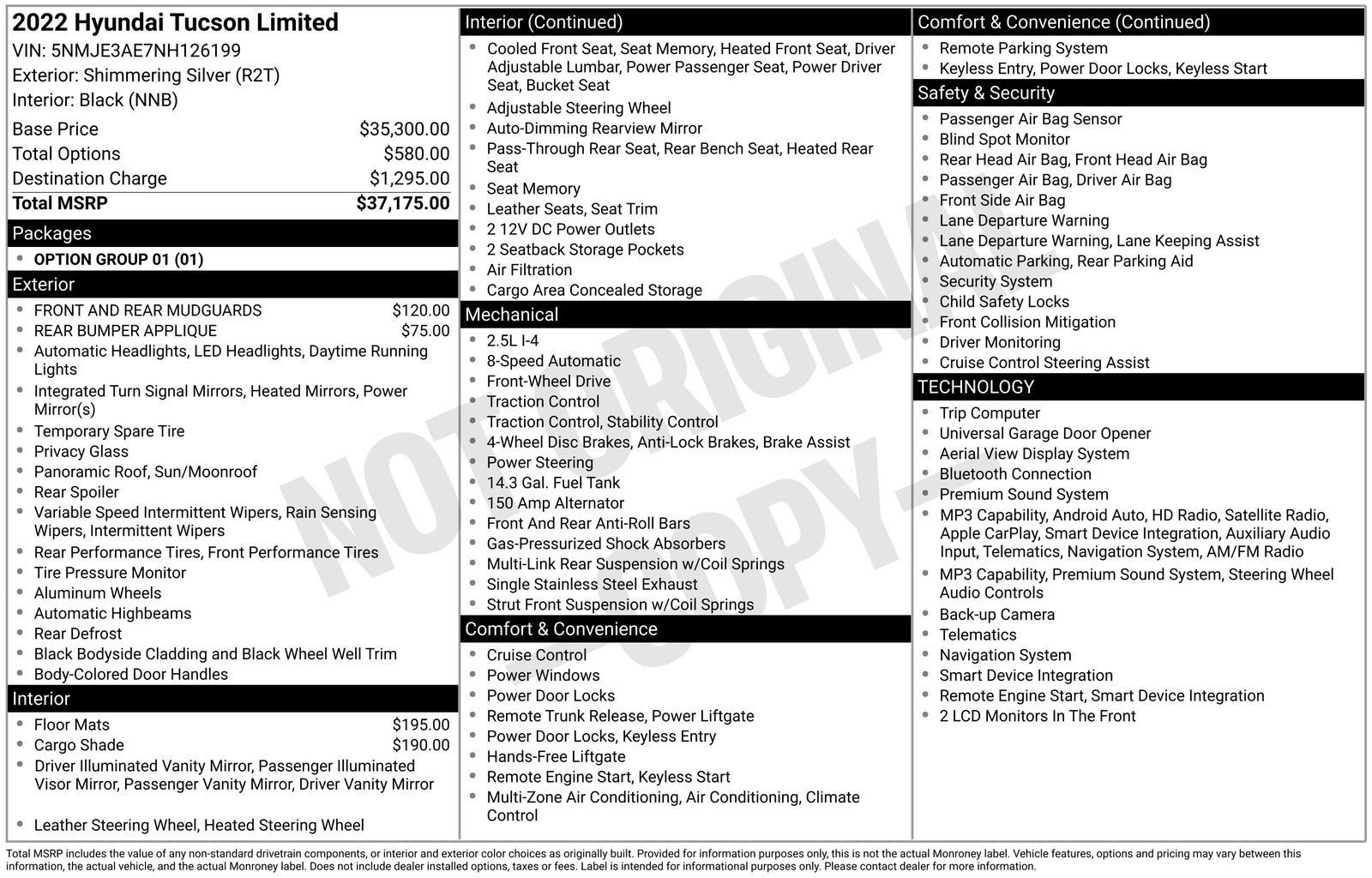 Certified 2022 Hyundai Tucson Limited FWD image 39