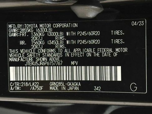 Certified 2023 Toyota 4Runner Limited AWD/4WD image 32