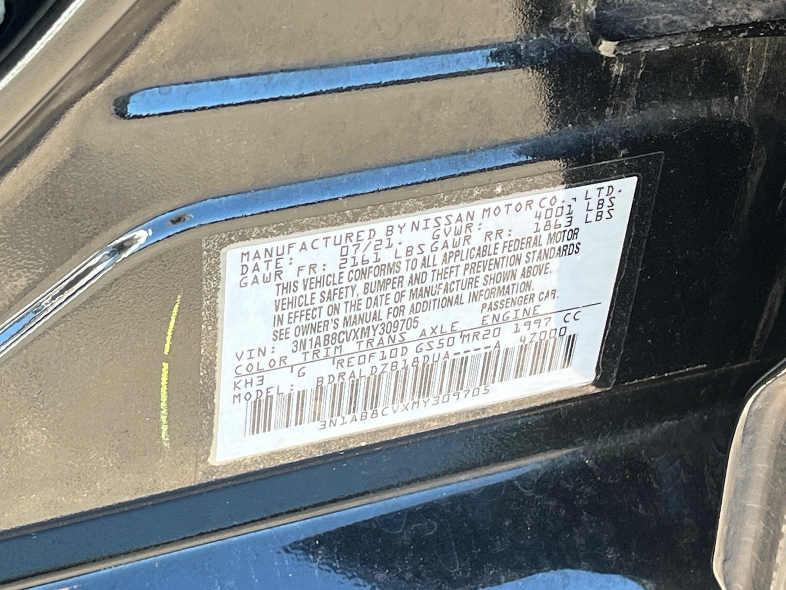 Used 2021 Nissan Sentra SV FWD image 29