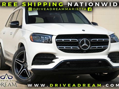 Used 2023 Mercedes-Benz GLS 450 4MATIC w/ AMG Line Exterior image 2