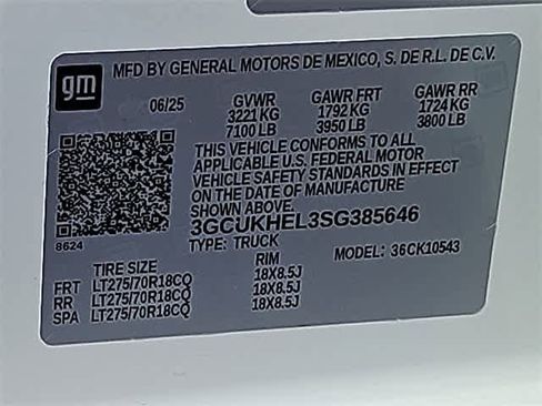 New 2025 Chevrolet Silverado 1500 ZR2 w/ Technology Package image 23