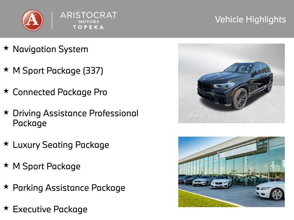 Used 2022 BMW X5 xDrive40i w/ M Sport Package AWD/4WD image 2