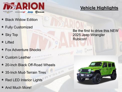 New 2025 Jeep Wrangler Rubicon w/ Convenience Group image 5
