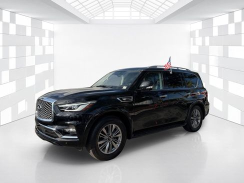 Used 2021 INFINITI QX80 Luxe w/ Cargo Package RWD image 3