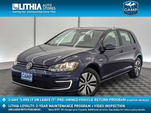 Used 2019 Volkswagen e-Golf SE w/ Driver Assistance Package FWD image 1