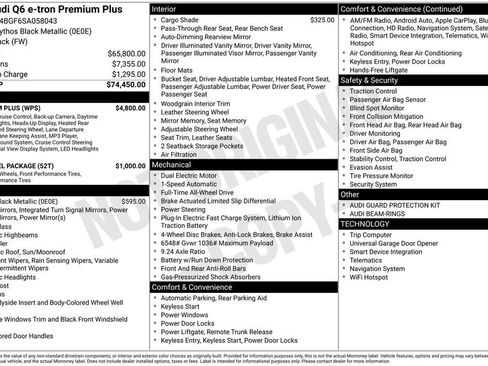 Certified 2025 Audi Q6 e-tron Premium Plus w/ Premium Plus AWD/4WD image 5