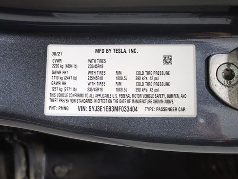 Used 2021 Tesla Model 3 Long Range image 39