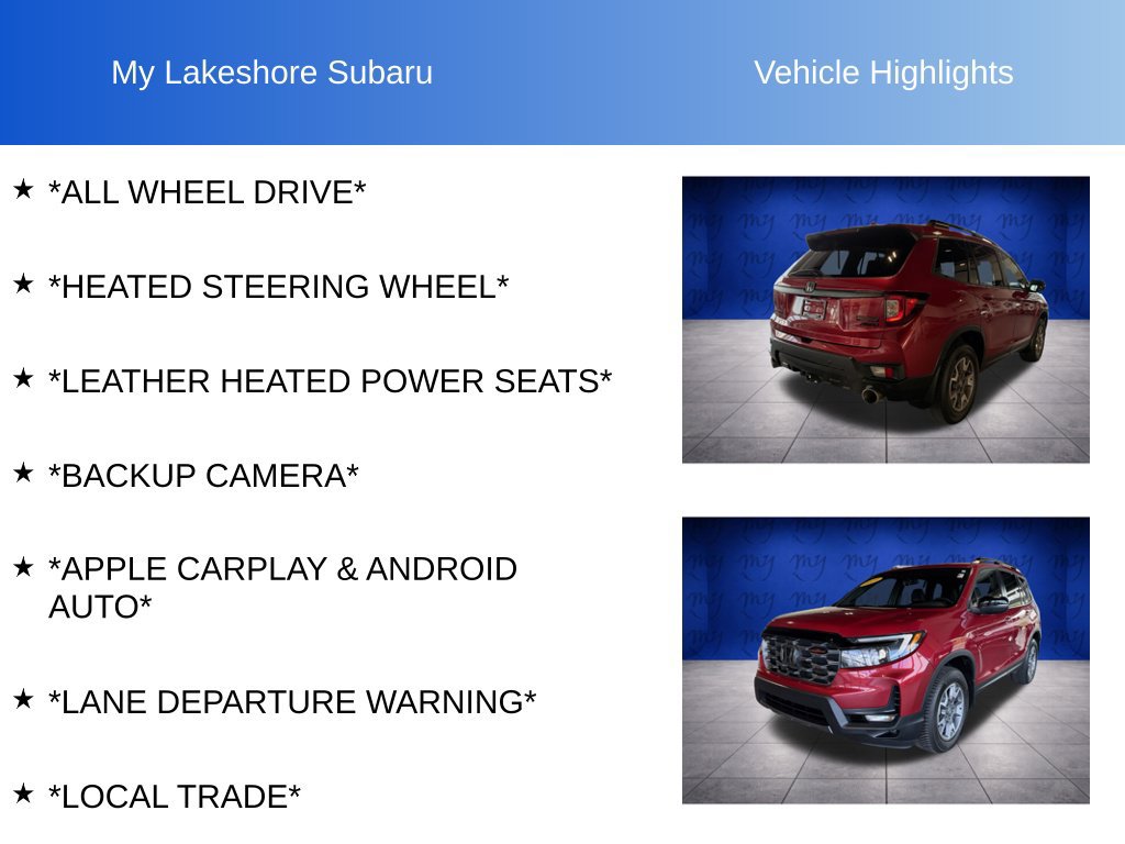 Used 2023 Honda Passport TrailSport image 9