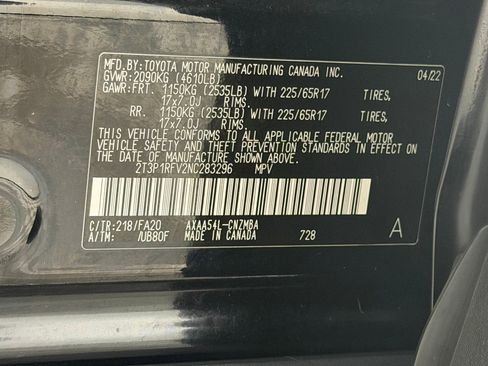 Used 2022 Toyota RAV4 XLE AWD/4WD image 29