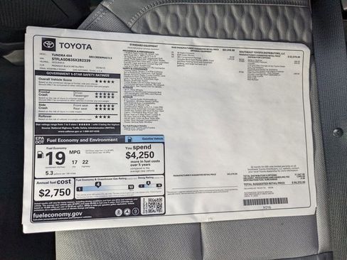 New 2025 Toyota Tundra SR5 AWD/4WD image 17