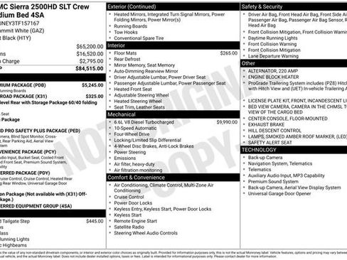 New 2026 GMC Sierra 2500 SLT w/ SLT Premium Package AWD/4WD image 34