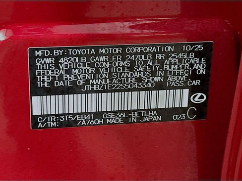 New 2025 Lexus IS 350 F Sport w/ Navigation Package image 32