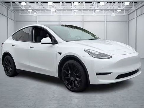 Used 2021 Tesla Model Y Long Range AWD/4WD image 1