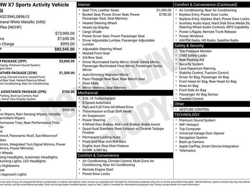 Used 2019 BMW X7 xDrive40i w/ Premium Package image 5