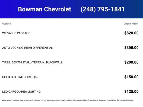 New 2026 Chevrolet Silverado 1500 W/T w/ WT Value Package AWD/4WD image 5