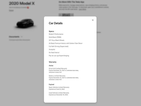 Used 2020 Tesla Model X Performance AWD/4WD image 4