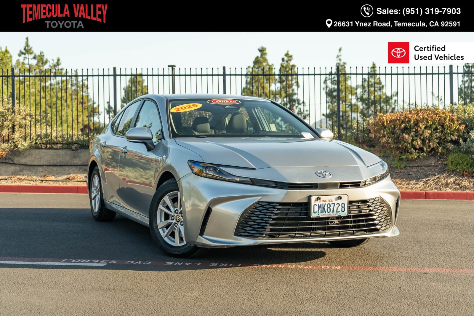 Certified 2025 Toyota Camry LE FWD image 1