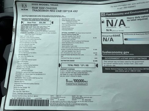 New 2025 RAM 5500 Tradesman image 21