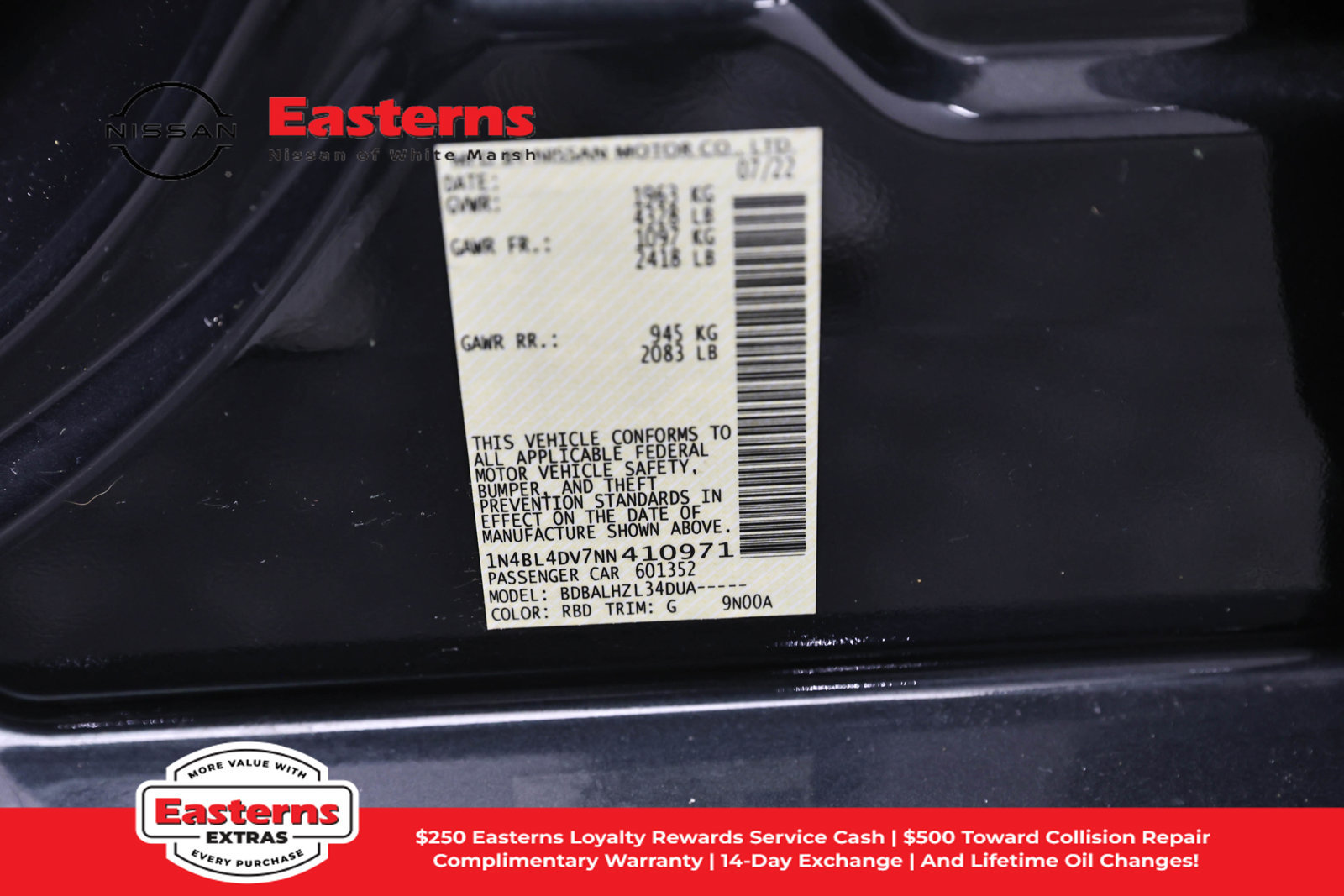 Used 2022 Nissan Altima 2.5 SV FWD image 34
