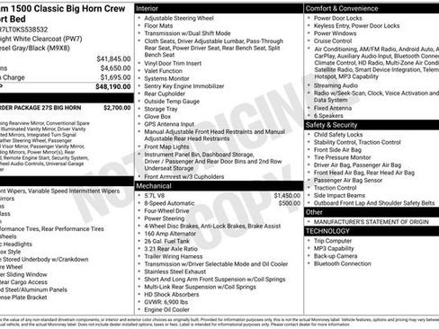 Used 2019 RAM 1500 Big Horn image 35