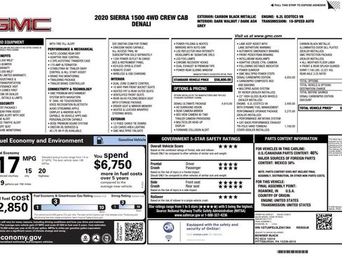 Used 2020 GMC Sierra 1500 Denali w/ Denali Ultimate Package image 77