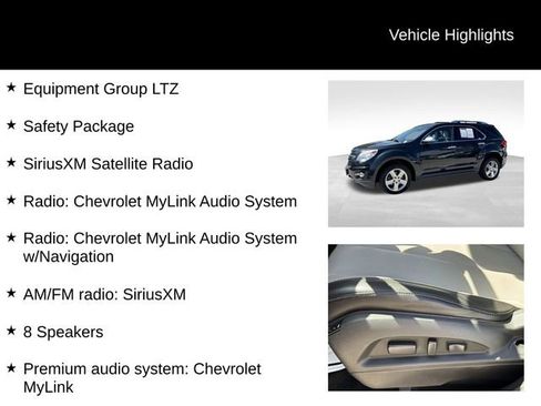 Used 2015 Chevrolet Equinox LTZ AWD/4WD image 8