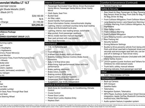 Used 2025 Chevrolet Malibu LT FWD image 4