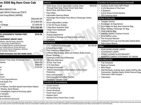 Used 2024 RAM 3500 Big Horn image 33