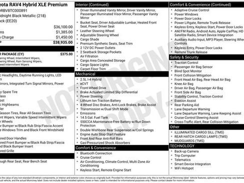 Used 2026 Toyota RAV4 XLE Premium w/ Weather Package image 22