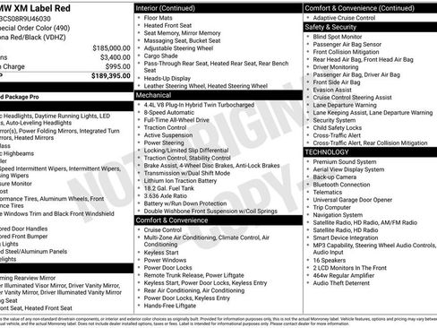 Used 2024 BMW XM Label Red AWD/4WD image 7