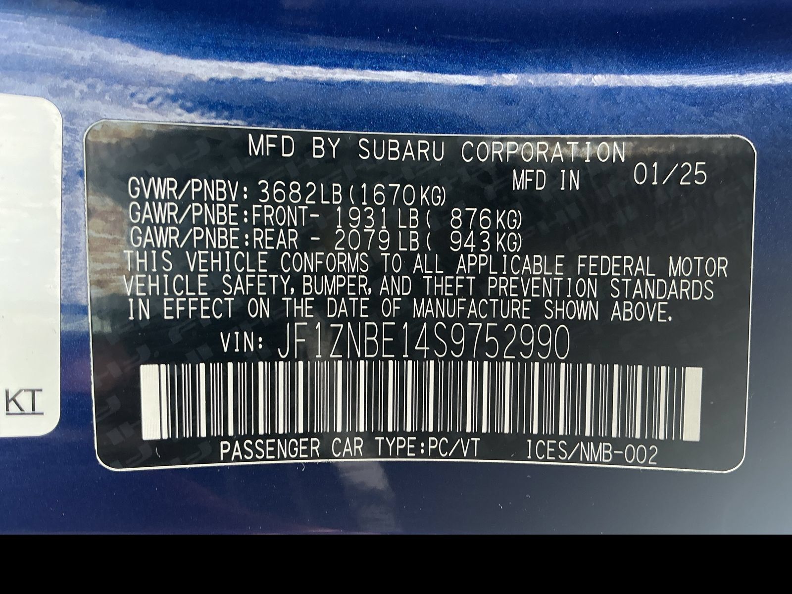 Used 2025 Toyota GR86 Premium w/ ALL Weather Mat Package (TMS) RWD image 29