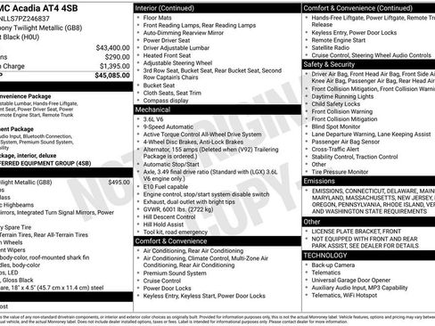 Used 2023 GMC Acadia AT4 image 43