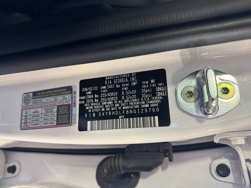 Certified 2022 Kia Sorento X-Line EX AWD/4WD image 31