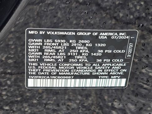 Used 2024 Volkswagen Atlas SEL Premium R-Line image 59