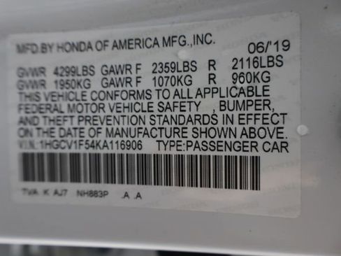 Used 2019 Honda Accord EX-L image 29